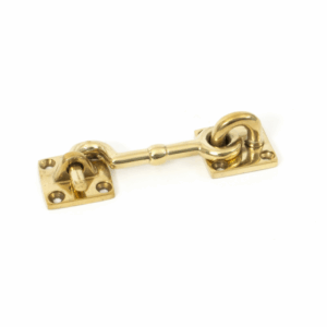 Anvil 100mm Cabin Hook Polished Brass 83548