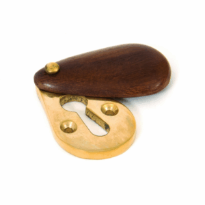 Anvil Keyhole Escutcheon Rosewood 83558
