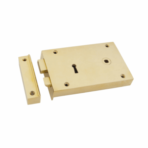 Anvil Large Right Hand Rim Lock Polished Brass 83588