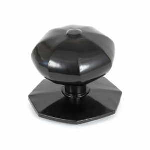 Anvil Octagonal Centre Door Knob Black 83779