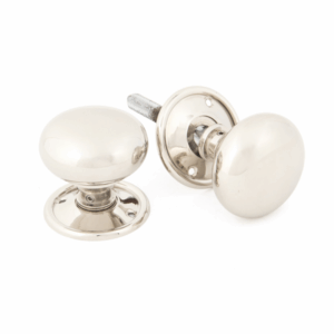 Anvil Mushroom Mortice/Rim Knob Furniture Polished Nickel 83839