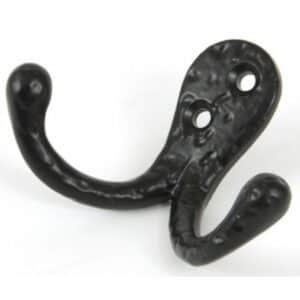 Anvil Robe Hook Double Celtic Black 83843