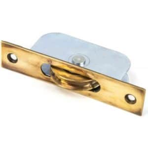 Anvil Square Ended Sash Pulley 75kg Aged Brass 83919