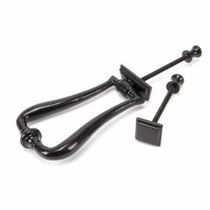 Anvil Slimline Art Deco Door Knocker Black 90034