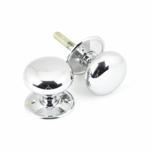 Anvil Mushroom Mortice/Rim Knob Furniture Polished Chrome 90291