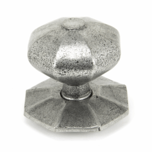 Anvil Internal Octagonal Centre Door Knob Pewter 90383
