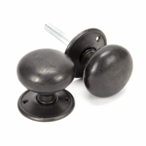 Anvil Mushroom Mortice/Rim Knob Furniture Aged Bronze 91531