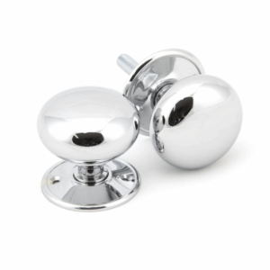 Anvil Mushroom Mortice/Rim Knob Polished Chrome 91532