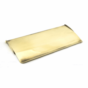 Anvil Large Letter Plate Cover Aged Brass 91883