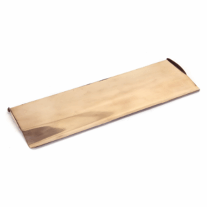 Anvil Large Letterplate Cover Polished Bronze 91934
