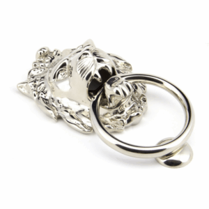 Anvil Lion Head Knocker Polished Nickel 91997