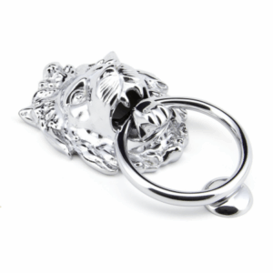 Anvil Lion Head Knocker Polished Chrome 91998