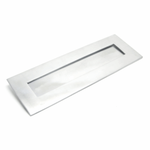 Anvil Large Letter Plate Satin Chrome 92003