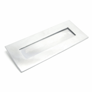 Anvil Small Letter Plate Satin Chrome 92005