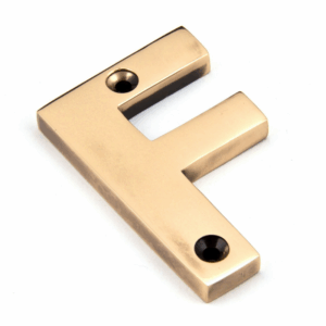 Anvil Letter F Polished Bronze 92031F