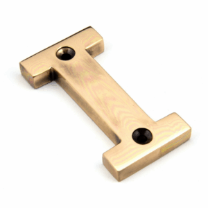 Anvil Letter I Polished Bronze 92031I