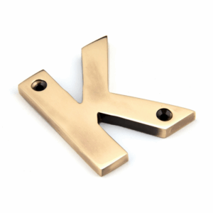 Anvil Letter K Polished Bronze 92031K