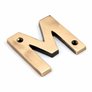 Anvil Letter M Polished Bronze 92031M