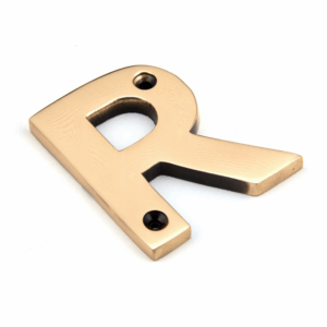 Anvil Letter R Polished Bronze 92031R