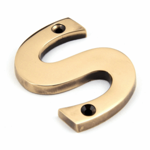 Anvil Letter S Polished Bronze 92031S