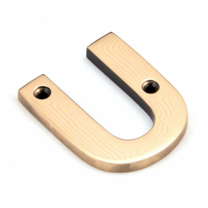 Anvil Letter U Polished Bronze 92031U