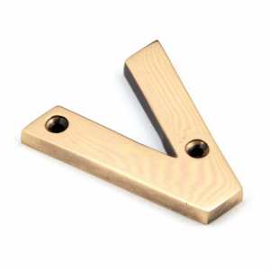 Anvil Letter V Polished Bronze 92031V