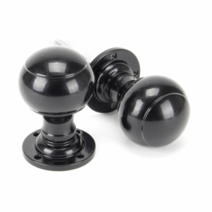 Anvil Regency Mortice/Rim Knob Furniture Black 92068