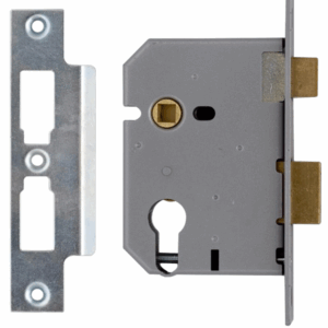 Union L2249 64mm Euro Profile Sashlock Case Satin Chrome