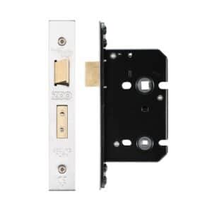 ZUKB76SS 75mm Mortice Bathroom Lock SS