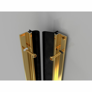 2100mm Heavy Duty All Round Door Seal Gold
