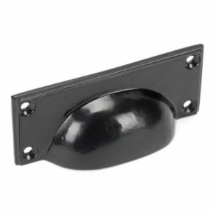 Anvil Art Deco Drawer Pull Black 46135