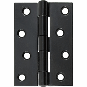 Anvil 102x75x2.5mm Butt Hinge Black 91042