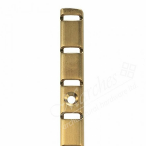 Anvil 1829x24mm U Section Bookcase Strip Electro Brass 17308