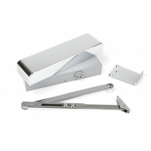Anvil 2-5 Overhead Door Closer & Cover Polished Chrome 50110