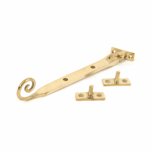 Anvil 200mm Monkeytail Casement Stay Polished Brass 83594