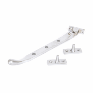 Anvil 200mm Peardrop Casement Stay Satin Chrome 33347