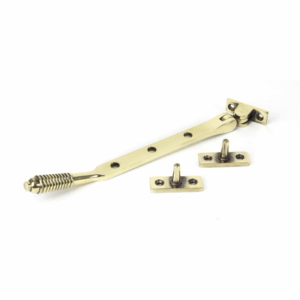 Anvil 200mm Reeded Casement Stay Aged Brass 83899
