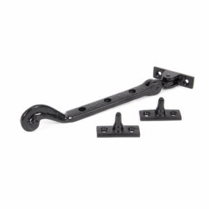 Anvil 200mm Rosehead Casement Stay Antique Black 73134