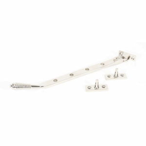 Anvil 250mm Reeded Casement Stay Polished Nickel 83902