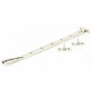 Anvil 305mm Hammered Newbury Casement Stay Polished Nickel 46152
