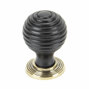 Anvil 35mm Beehive Cabinet Knob Ebony/Aged Brass 83871