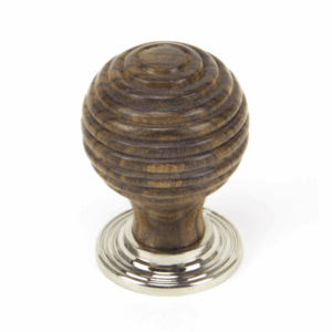 Anvil 35mm Beehive Cabinet Knob Rosewood / Polished Nickel Rose 83873
