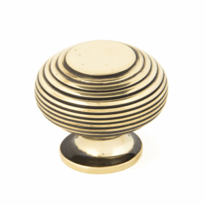 Anvil 40mm Beehive Cupboard Knob Aged Brass 83866