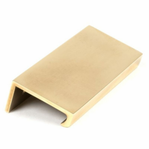 Anvil 100mm Plain Edge Pull Aged Brass 50688