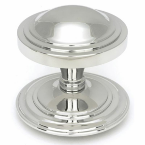Anvil Art Deco Centre Door Knob Polished Stainless Steel (316) 49807