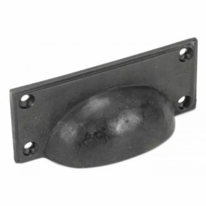 Anvil Art Deco Drawer Pull Beeswax 46136
