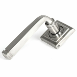 Anvil Avon Lever On Rose Unsprung (Square) Satin Stainless Steel (316) 50076