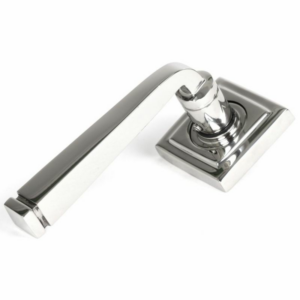 Anvil Avon Lever On Rose Unsprung (Square) Polished Stainless Steel (316) 50080