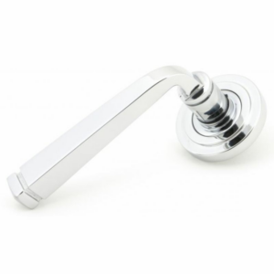 Anvil Avon Round Lever On Rose (Art Deco) Polished Chrome 45616