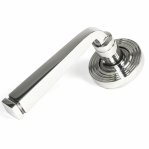 Anvil Avon Round Lever On Rose Unsprung (Beehive) Polished Stainless Steel (316) 50079